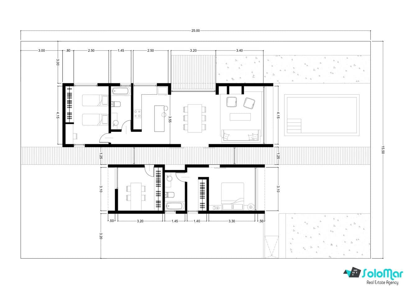 3 slaapkamer Villa te koop in Fortuna met zwembad - € 360.000 (Ref: 6024900)