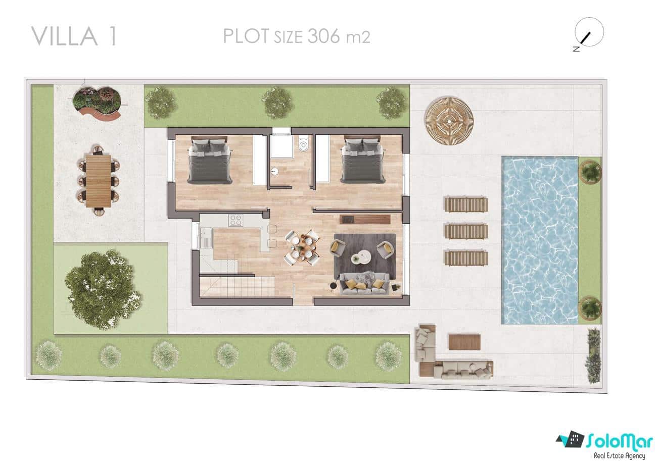 3 bedroom Villa for sale in Ciudad Quesada - € 459,900 (Ref: 7298404)