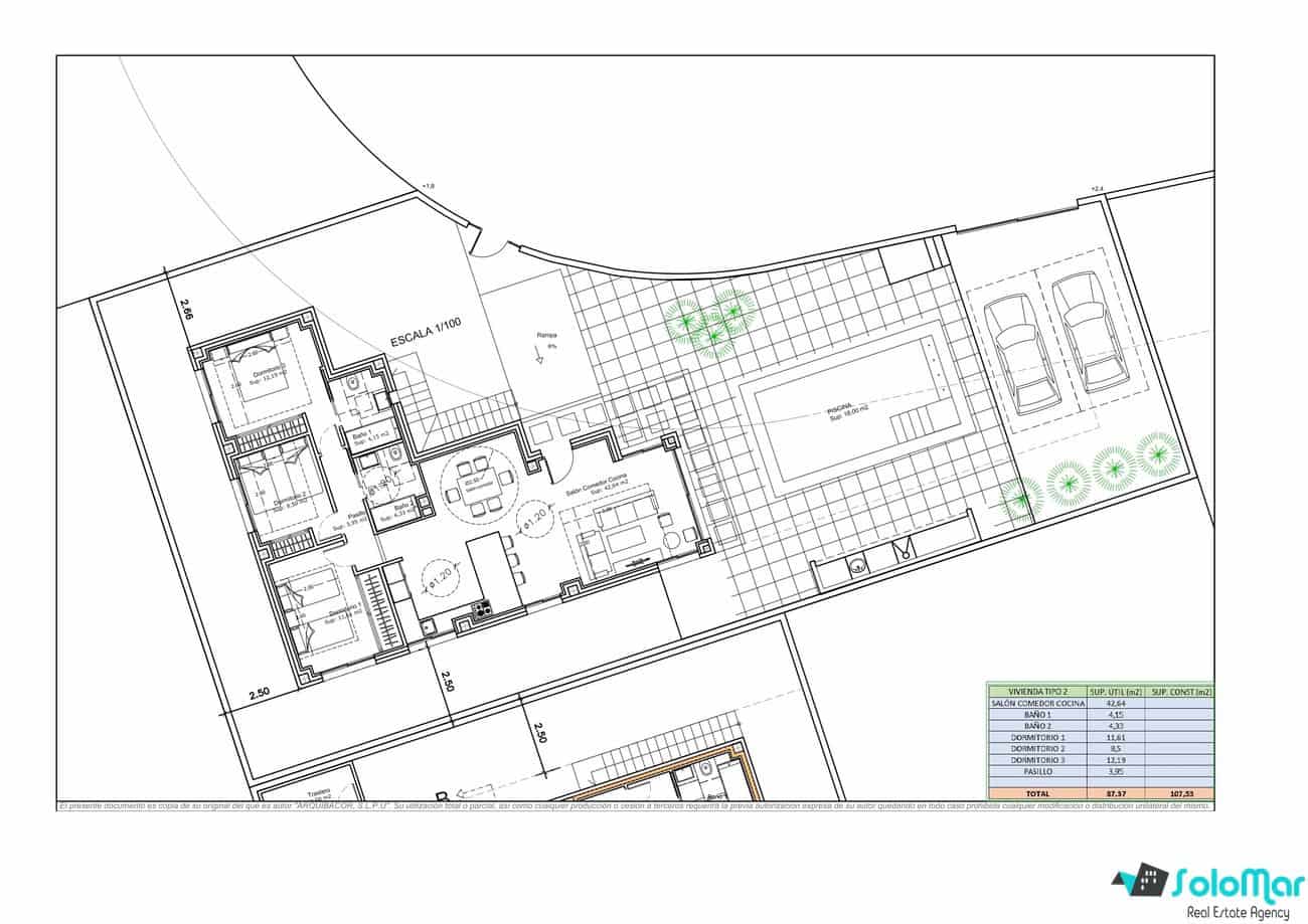 3 chambre Villa/Maison à vendre à Polop avec piscine - 510 000 € (Ref: 7302249)