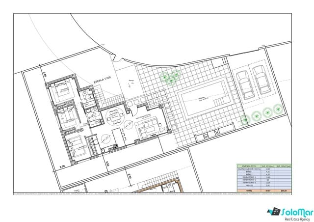 3 makuuhuone Huvila myytävänä paikassa Polop mukana uima-altaan - 510 000 € (Ref: 7302249)