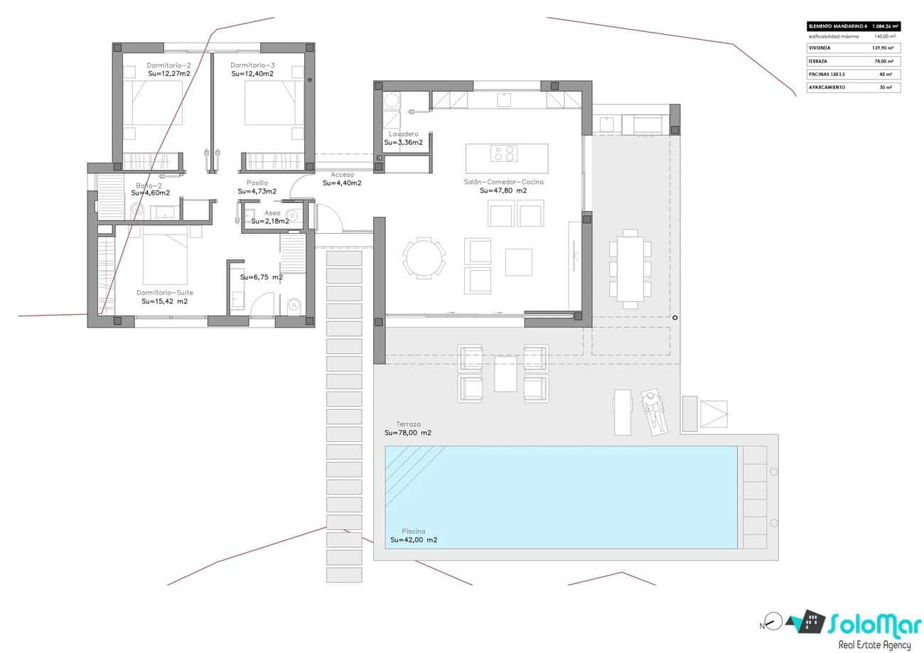 3 quarto Moradia para venda em Dehesa de Campoamor com piscina - 1 200 000 € (Ref: 7352892)
