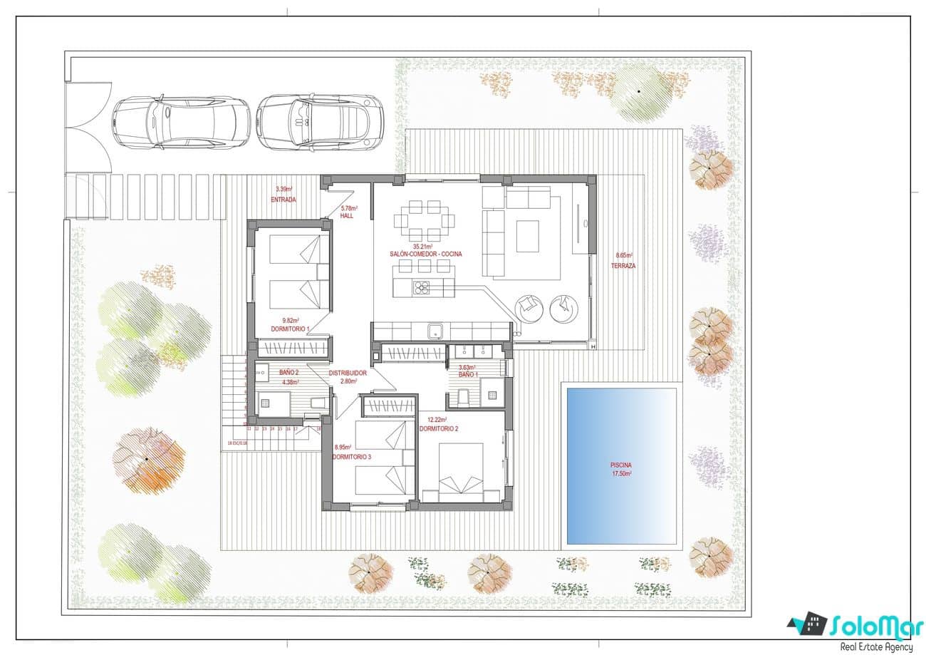 3 bedroom Villa for sale in Polop with pool - € 500,000 (Ref: 7356647)