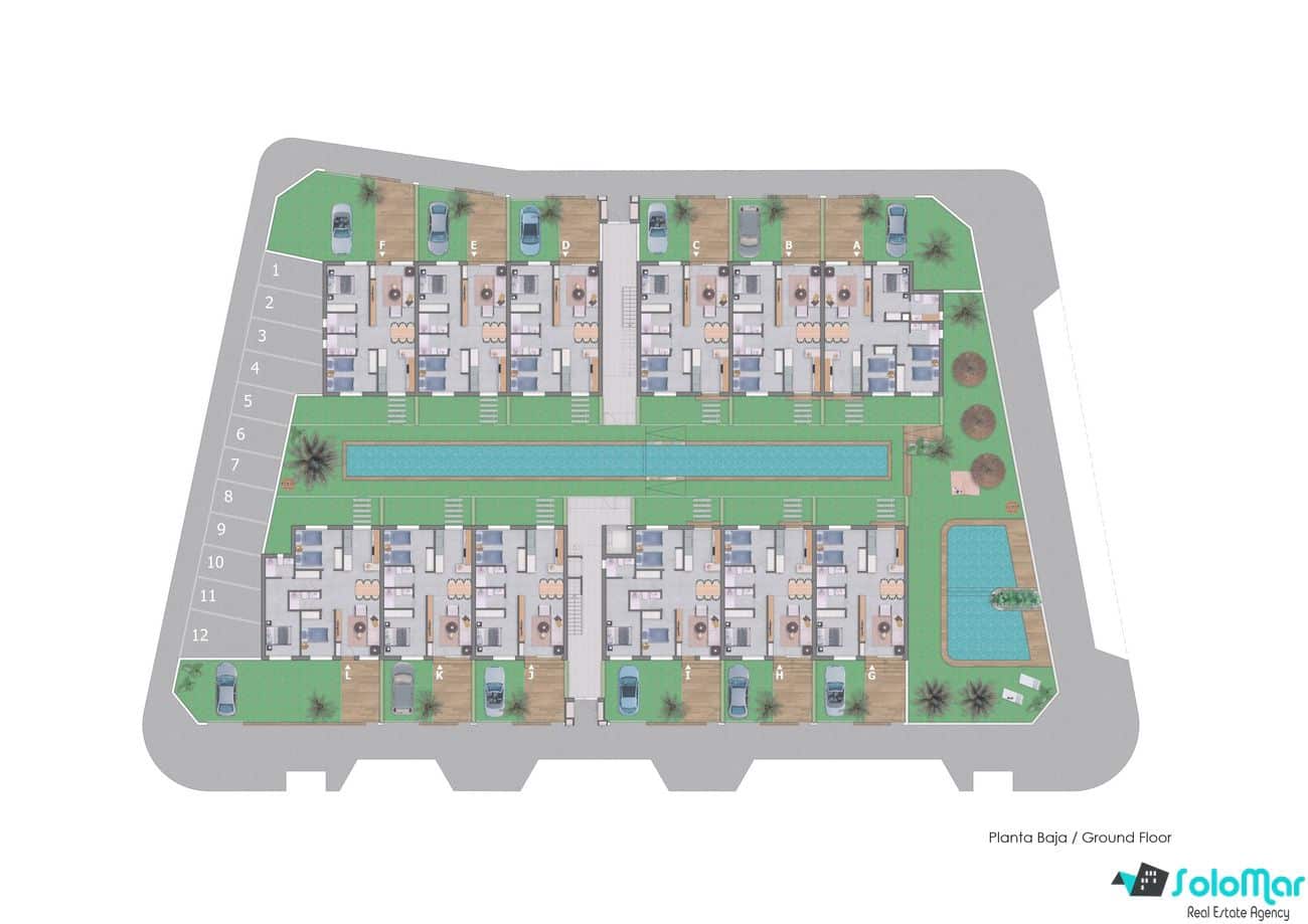 2 sypialnia Bungalow na sprzedaż w Pilar de la Horadada z basenem - 257 900 € (Ref: 7363303)