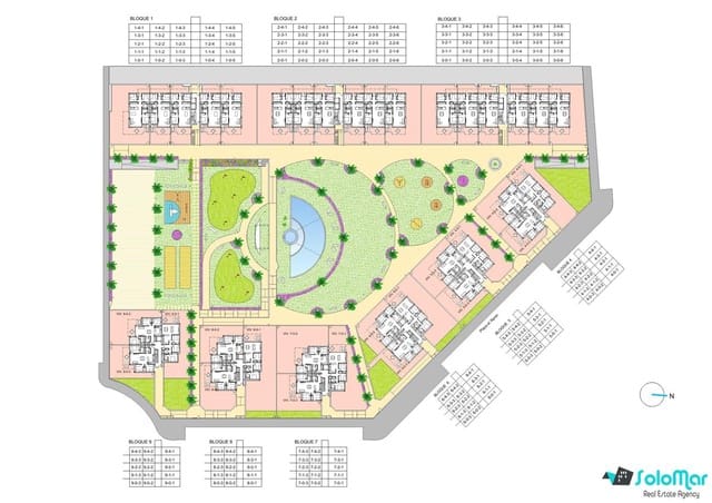 3 quarto Apartamento para venda em El Raso, Guardamar del Segura com piscina - 299 900 € (Ref: 7378536)