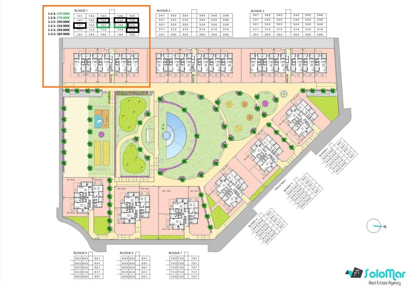 3 bedroom Apartment for sale in El Raso with pool - € 279,900 (Ref: 7378537)