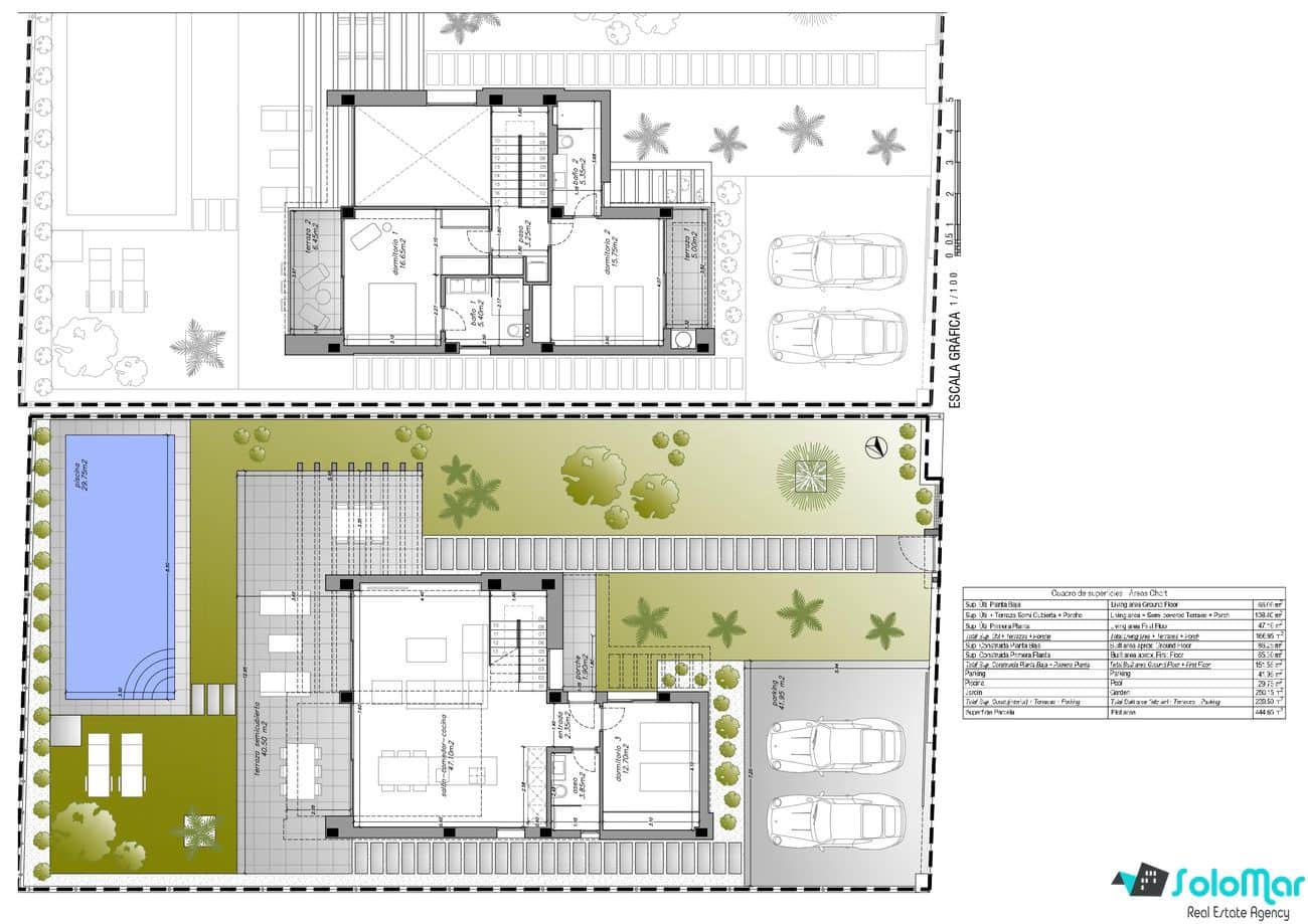 3 bedroom Villa for sale in Finestrat with pool - € 840,000 (Ref: 7400276)