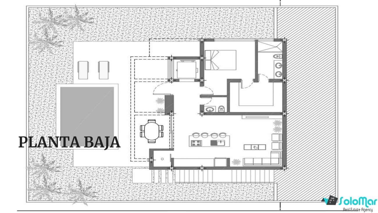 3 sovrum Villa till salu i Fortuna med pool - 350 000 € (Ref: 7405468)