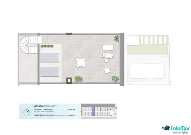 3 slaapkamer Huis te koop in Pilar de la Horadada ciudad, Pilar de la Horadada met zwembad - € 279.900 (Ref: 7416295)