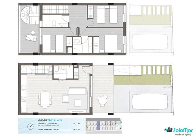 3 slaapkamer Huis te koop in Pilar de la Horadada ciudad, Pilar de la Horadada met zwembad - € 279.900 (Ref: 7416295)