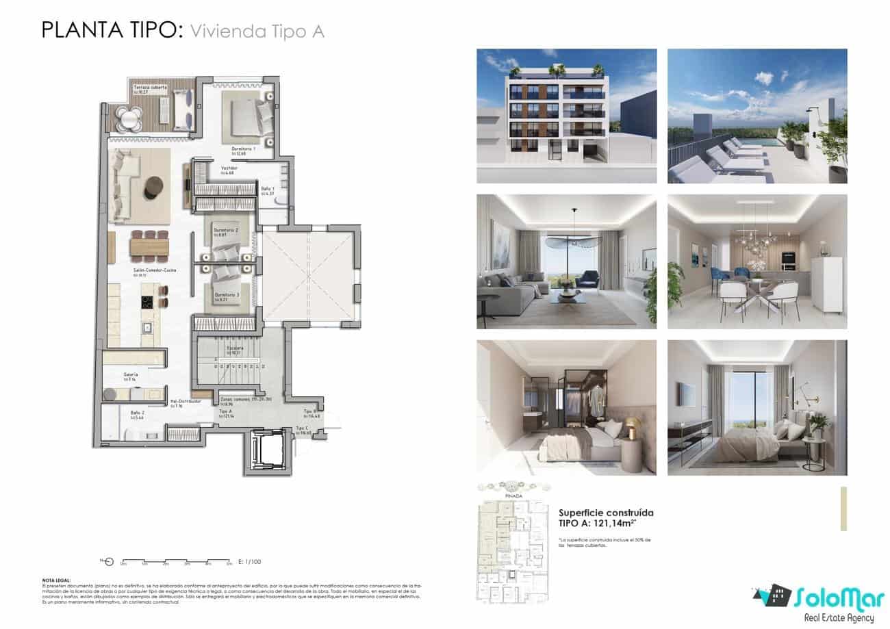 3 sovrum Lägenhet till salu i Guardamar del Segura med pool - 440 000 € (Ref: 7423130)