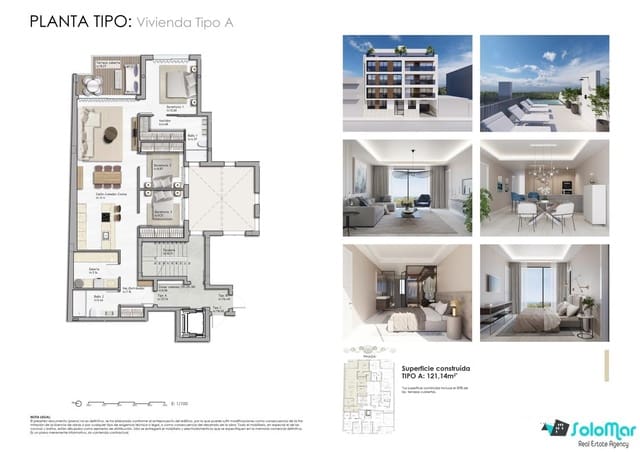 3 camera da letto Appartamento in vendita in Zona Pueblo, Guardamar del Segura con piscina - 440.000 € (Rif: 7423130)