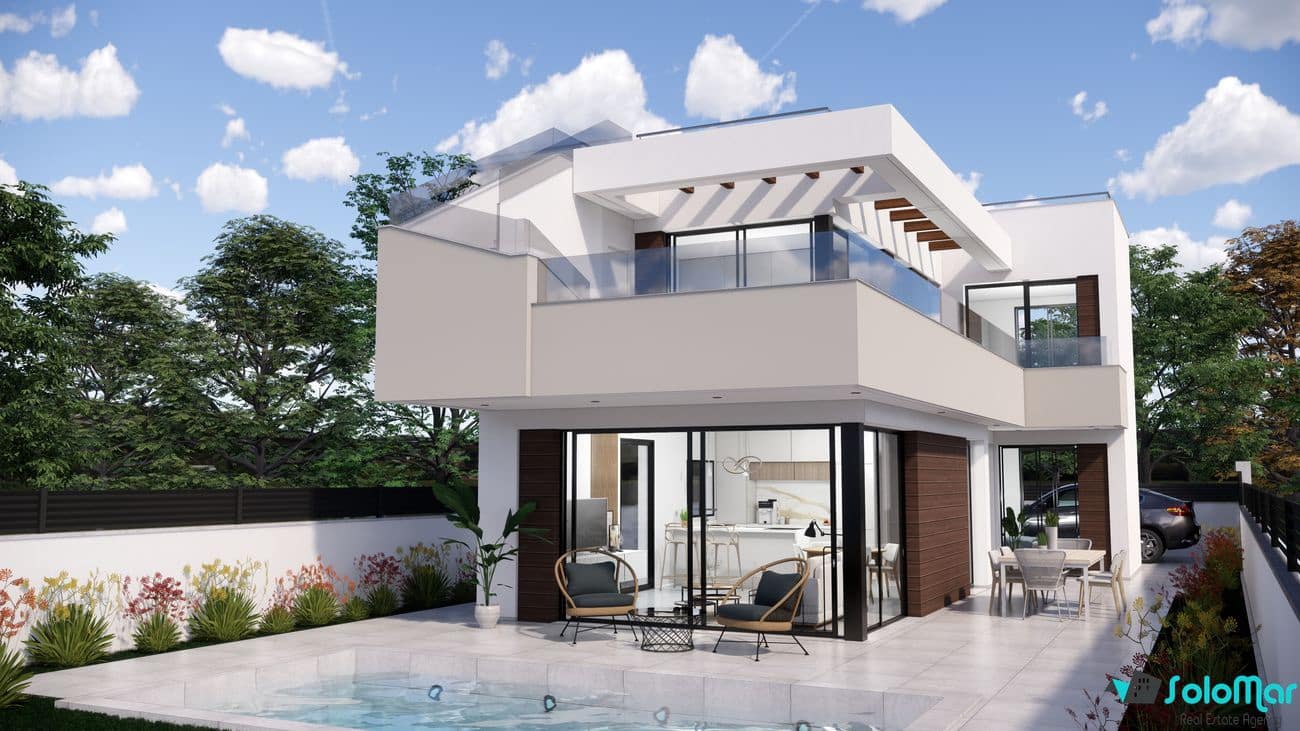 3 bedroom Villa for sale in Pilar de la Horadada with pool - € 399,000 (Ref: 7426980)