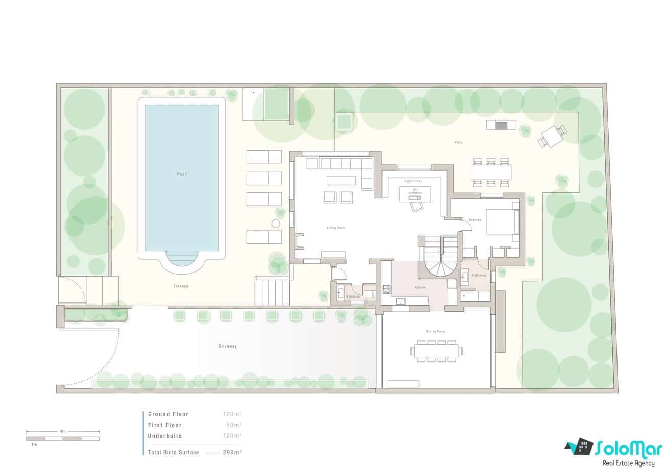 5 chambre Villa/Maison à vendre à La Marina avec piscine - 612 680 € (Ref: 7458311)