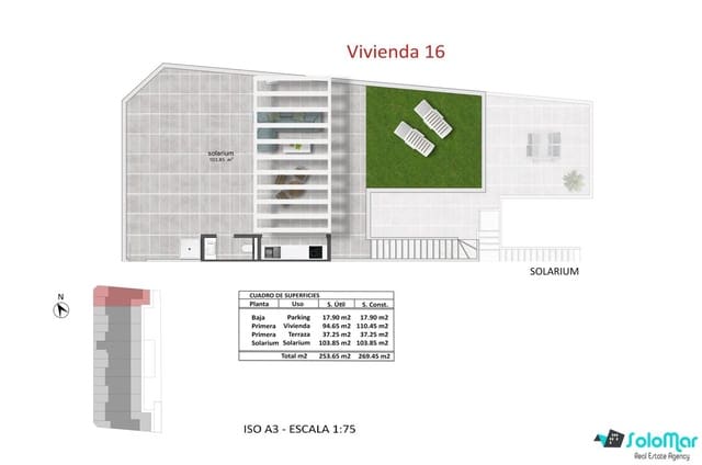 3 slaapkamer Appartement te koop in Pilar de la Horadada ciudad, Pilar de la Horadada met zwembad - € 395.900 (Ref: 7544142)