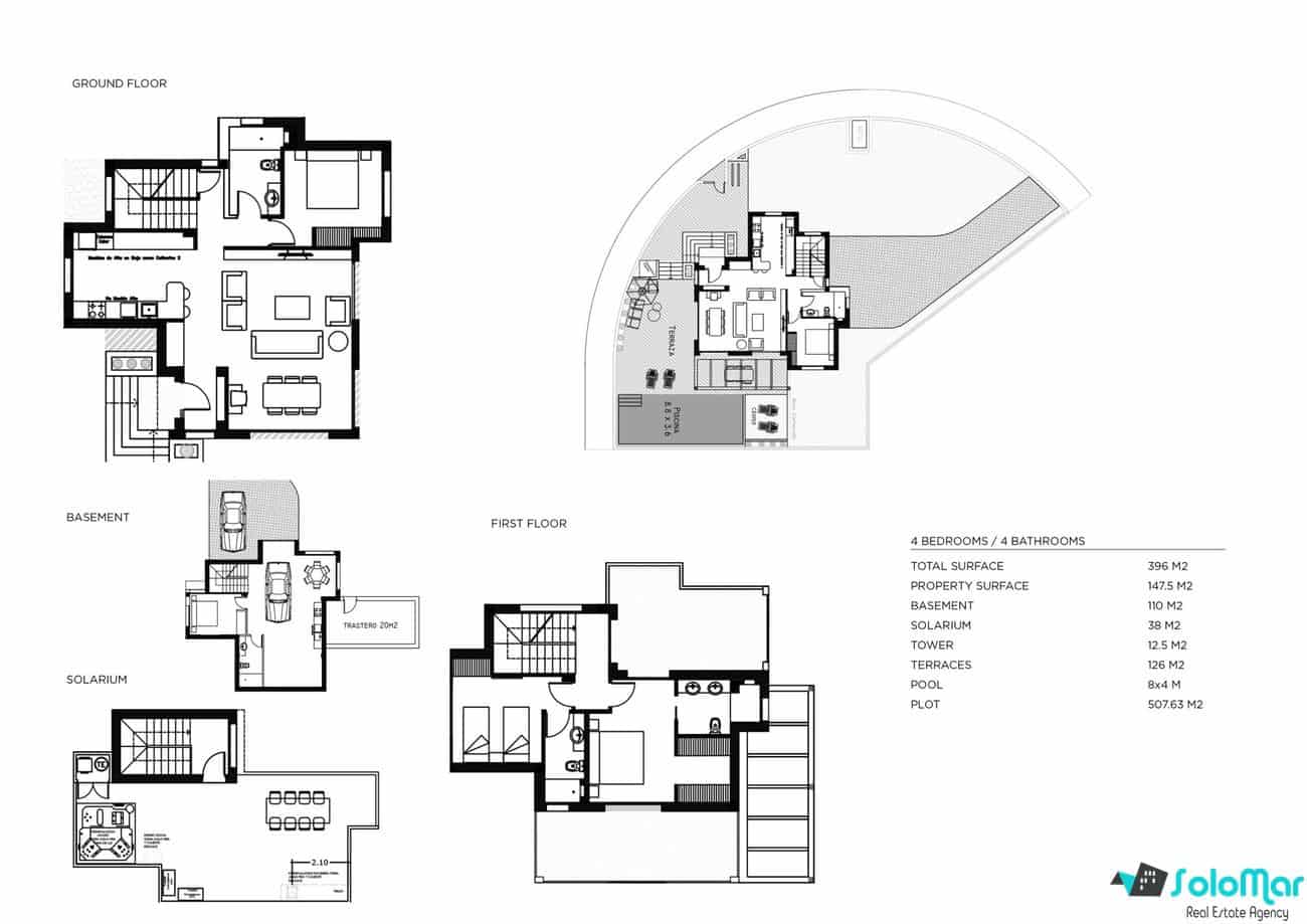 4 slaapkamer Villa te koop in Dona Pepa met zwembad - € 860.271 (Ref: 7574589)