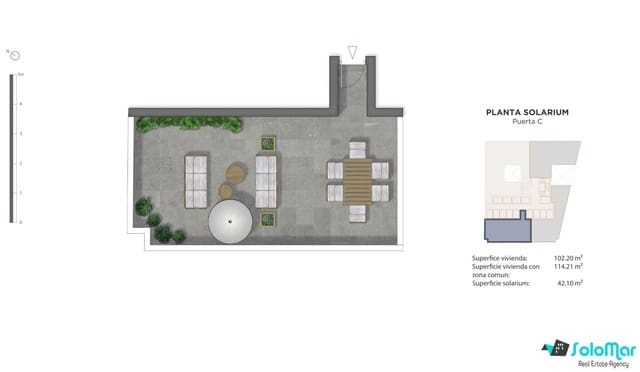 3 slaapkamer Appartement te koop in Las Viñas, Guardamar del Segura met zwembad - € 415.000 (Ref: 7588712)
