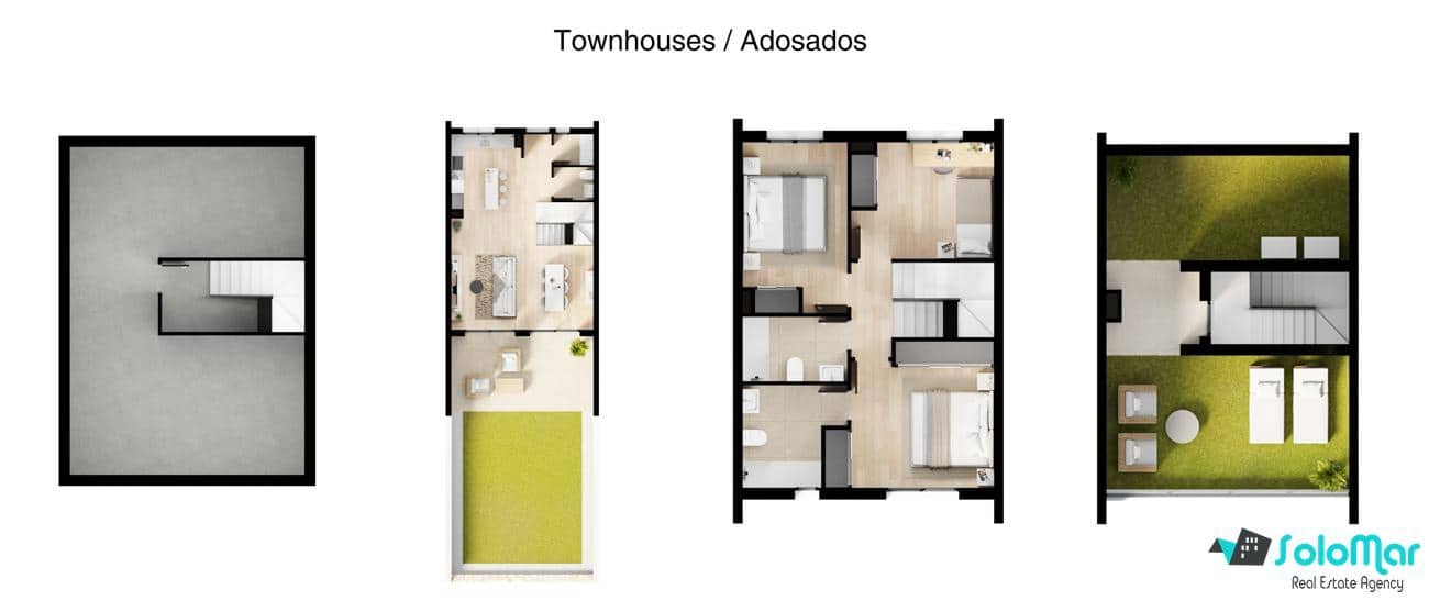 3 bedroom Townhouse for sale in Benidorm with pool - € 435,000 (Ref: 7592071)