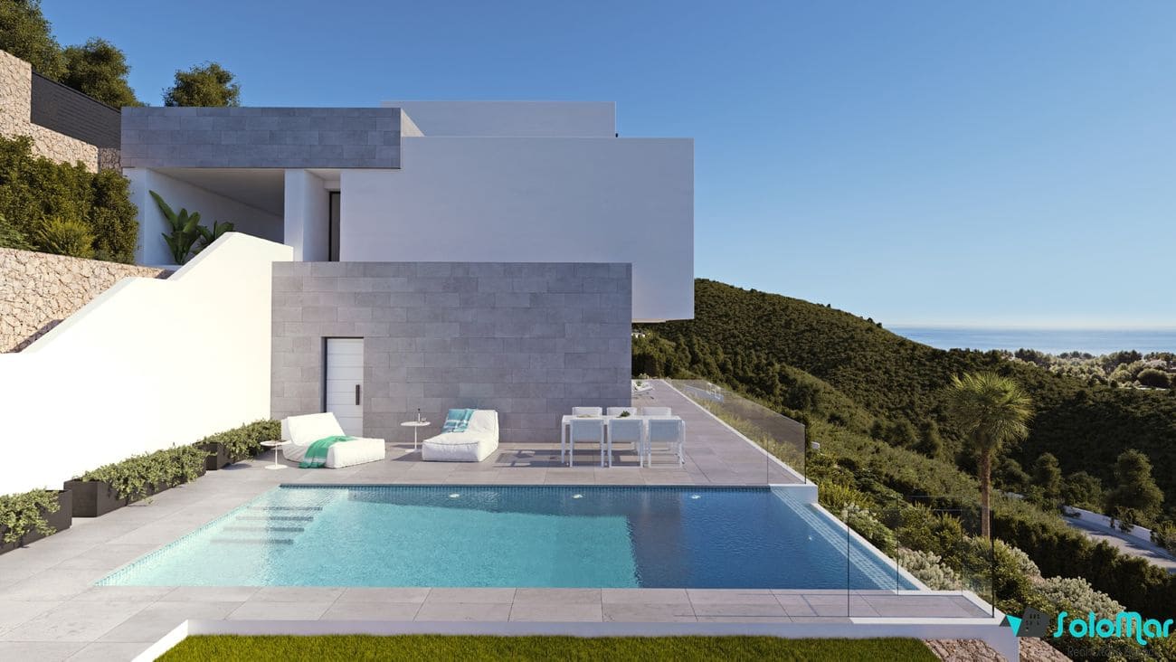 4 soveværelse Villa til salg i Altea la Vella med swimmingpool - € 2.085.000 (Ref: 7621398)