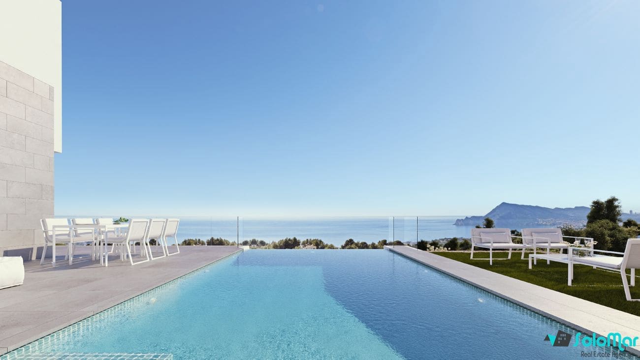 4 soveværelse Villa til salg i Altea la Vella med swimmingpool - € 2.085.000 (Ref: 7621398)
