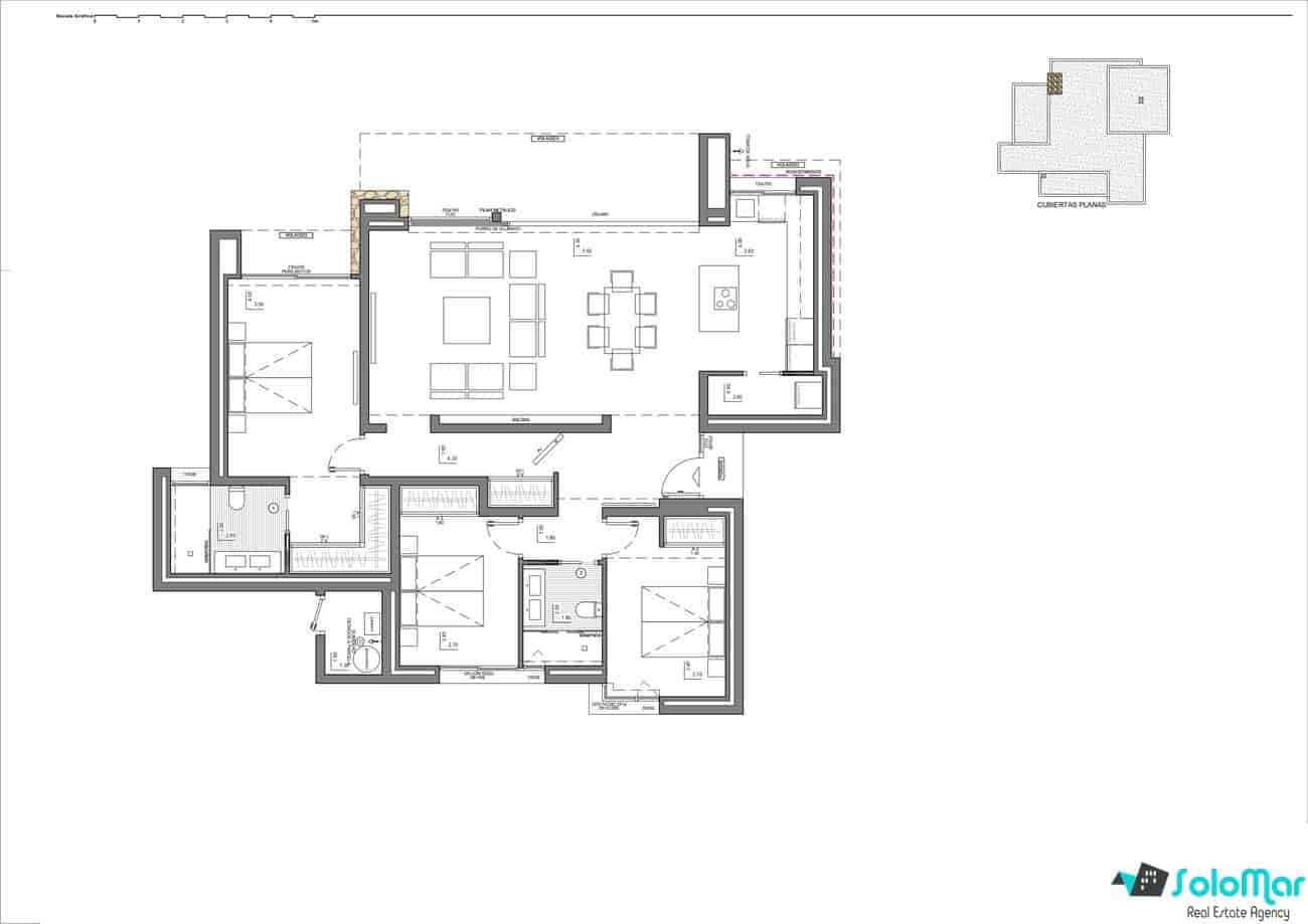 3 makuuhuone Huvila myytävänä paikassa Cumbre del Sol mukana uima-altaan - 1 871 000 € (Ref: 7626399)