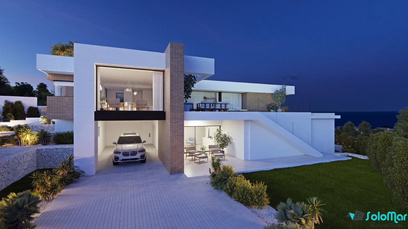 3 makuuhuone Huvila myytävänä paikassa Cumbre del Sol mukana uima-altaan - 1 871 000 € (Ref: 7626399)