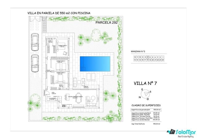3 slaapkamer Villa te koop in Calasparra met zwembad - € 339.000 (Ref: 7692715)