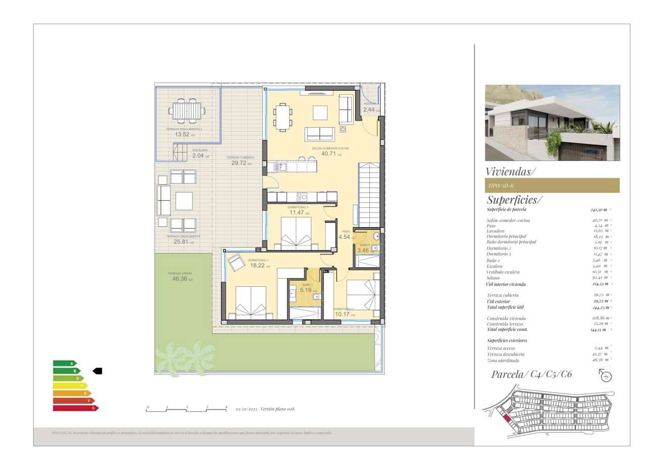 Casa de 3 habitaciones en Polop en venta - 470.000 € (Ref: 7715056)