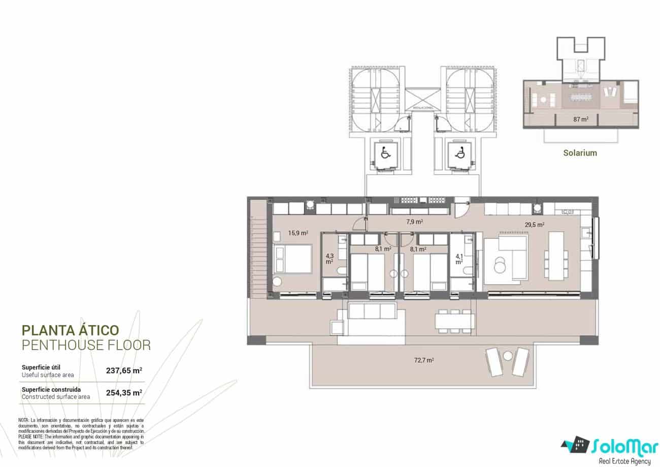 Ático de 3 habitaciones en Guardamar del Segura en venta con piscina - 599.000 € (Ref: 7723339)