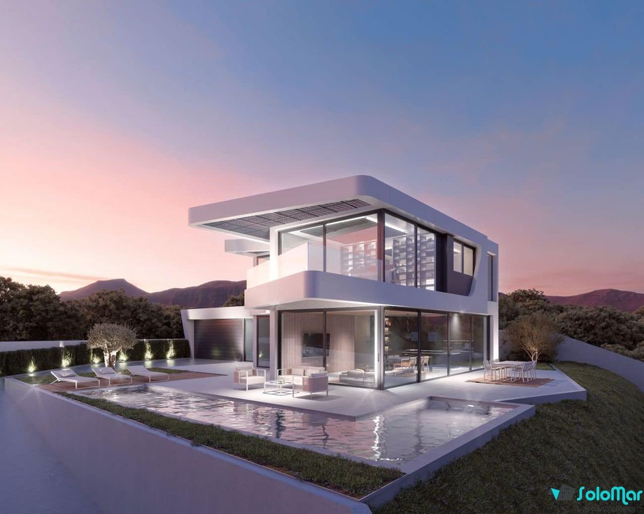 3 bedroom Villa for sale in Altea la Vella with pool garage - € 1,395,000 (Ref: 7733747)