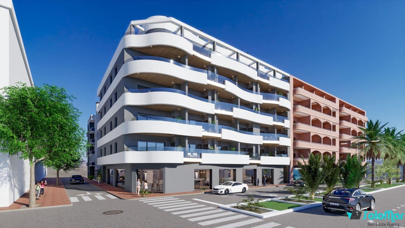 2 soveværelse Penthouse til salg i Torrevieja med swimmingpool - € 469.000 (Ref: 7744250)