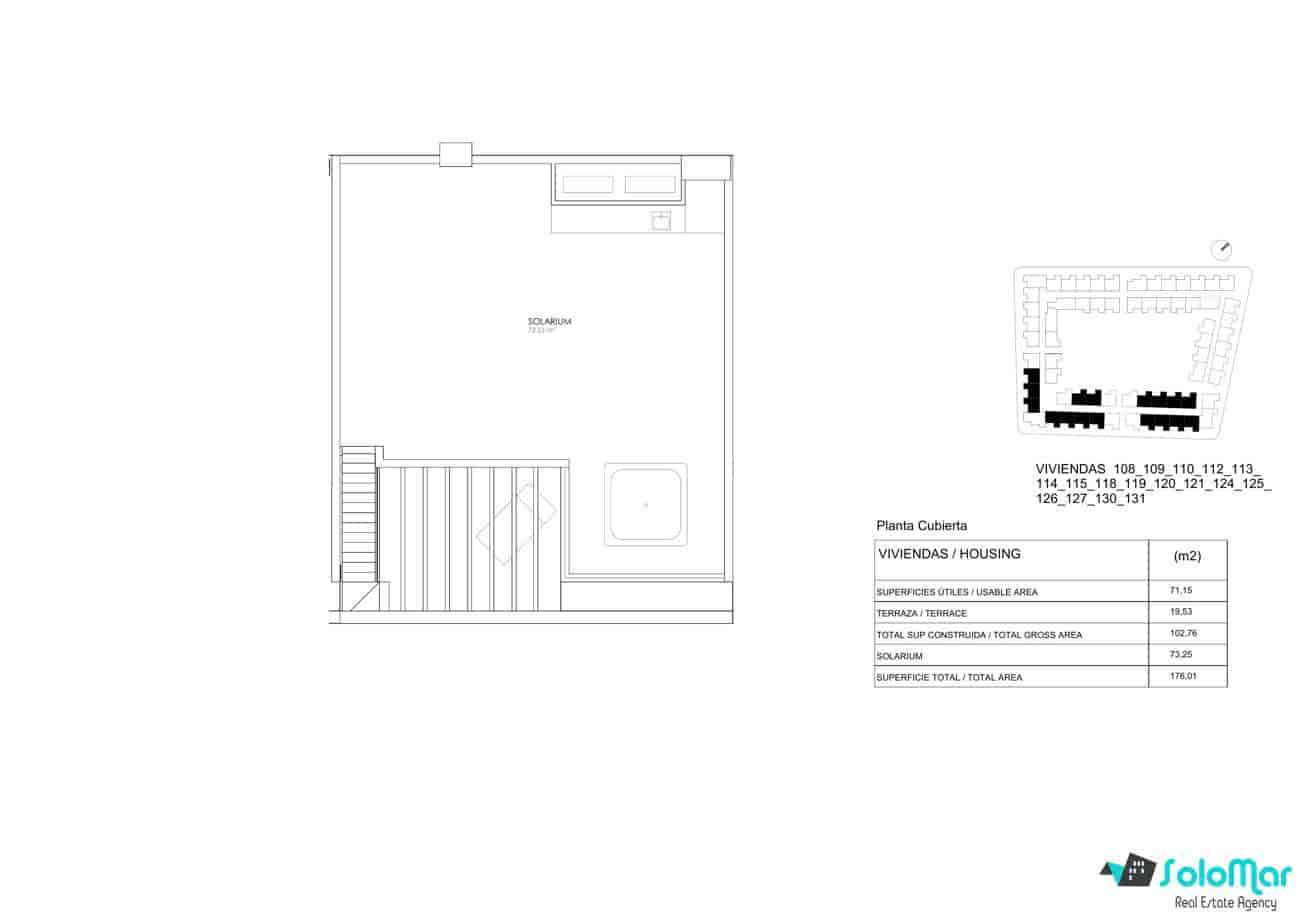 2 soveværelse Penthouse til salg i Torrevieja med swimmingpool - € 380.000 (Ref: 7757817)