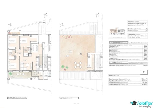 3 slaapkamer Penthouse te koop in Hondón de las Nieves - € 215.000 (Ref: 7877896)