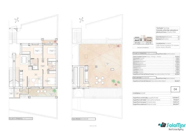 3 slaapkamer Penthouse te koop in Hondón de las Nieves - € 215.000 (Ref: 7877896)