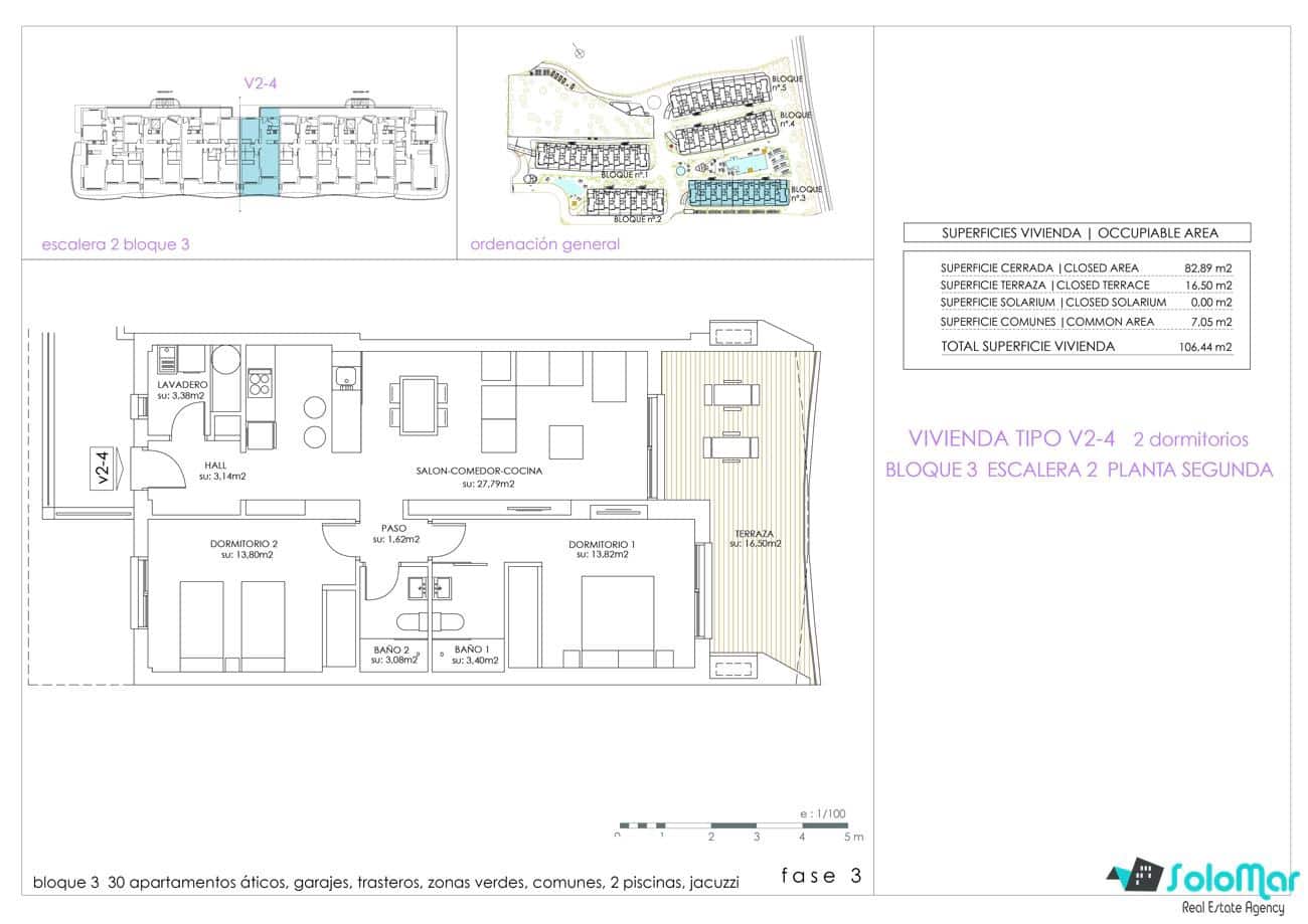 2 bedroom Apartment for sale in Playa Flamenca with pool - € 335,000 (Ref: 7978171)