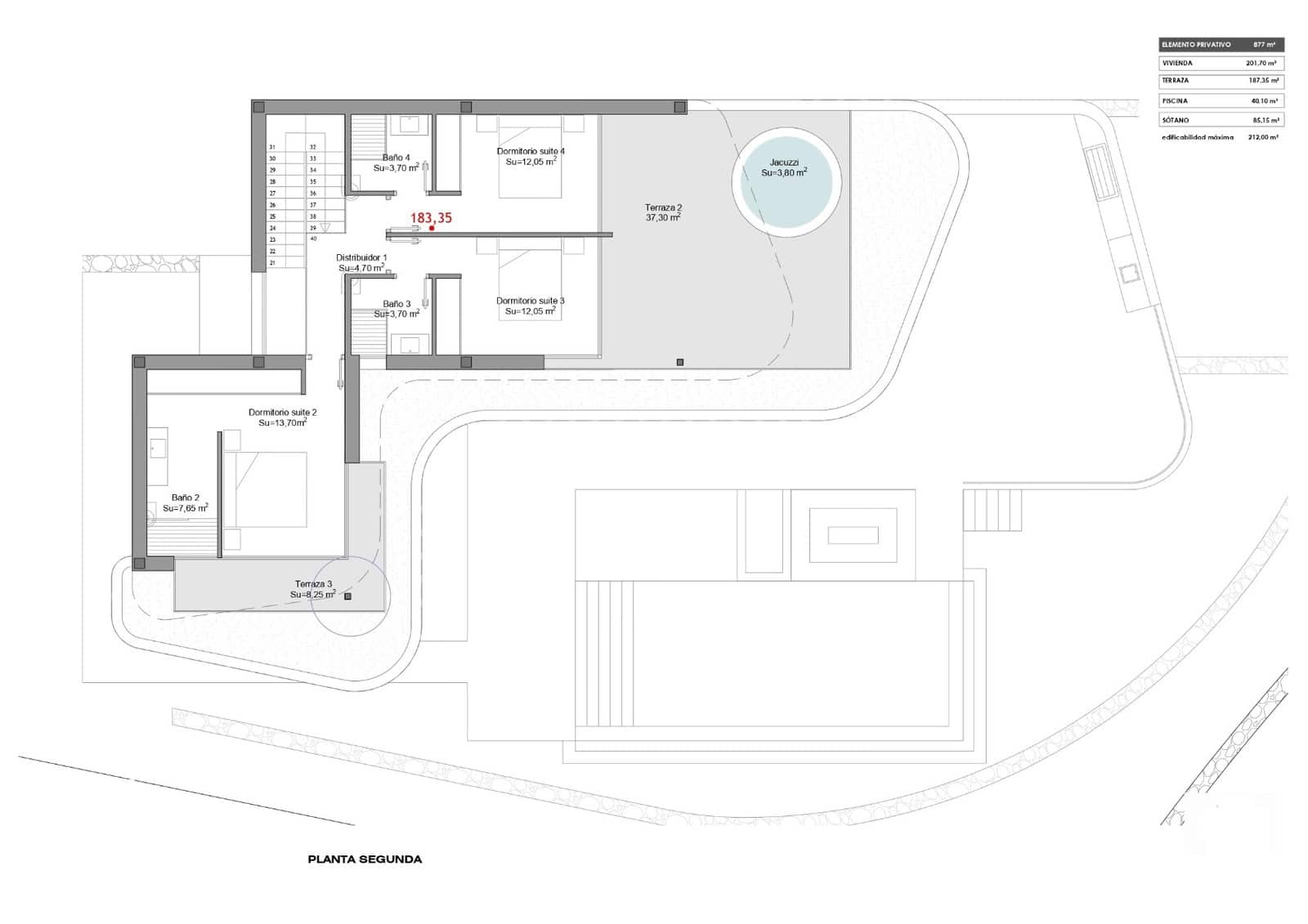 4 bedroom Villa for sale in Cumbre del Sol with pool - € 2,150,000 (Ref: 8015737)