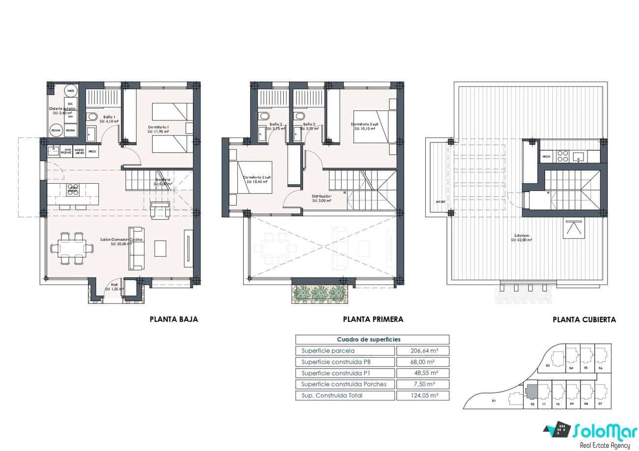 3 soverom Hus til salgs i Los Montesinos med svømmebasseng - € 485 000 (Ref: 8086446)