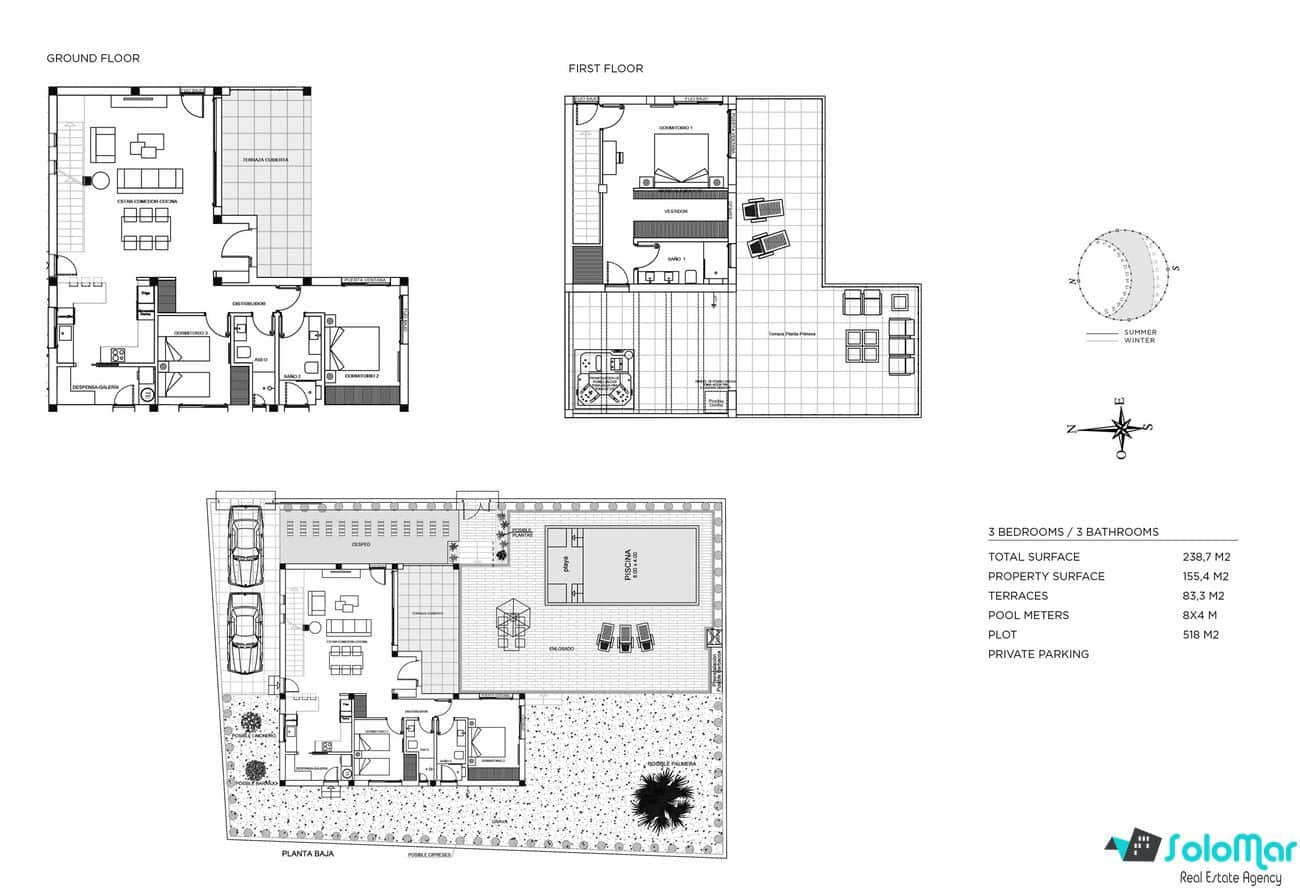 3 camera da letto Villa in vendita in Dona Pepa con piscina garage - 760.710 € (Rif: 8102849)