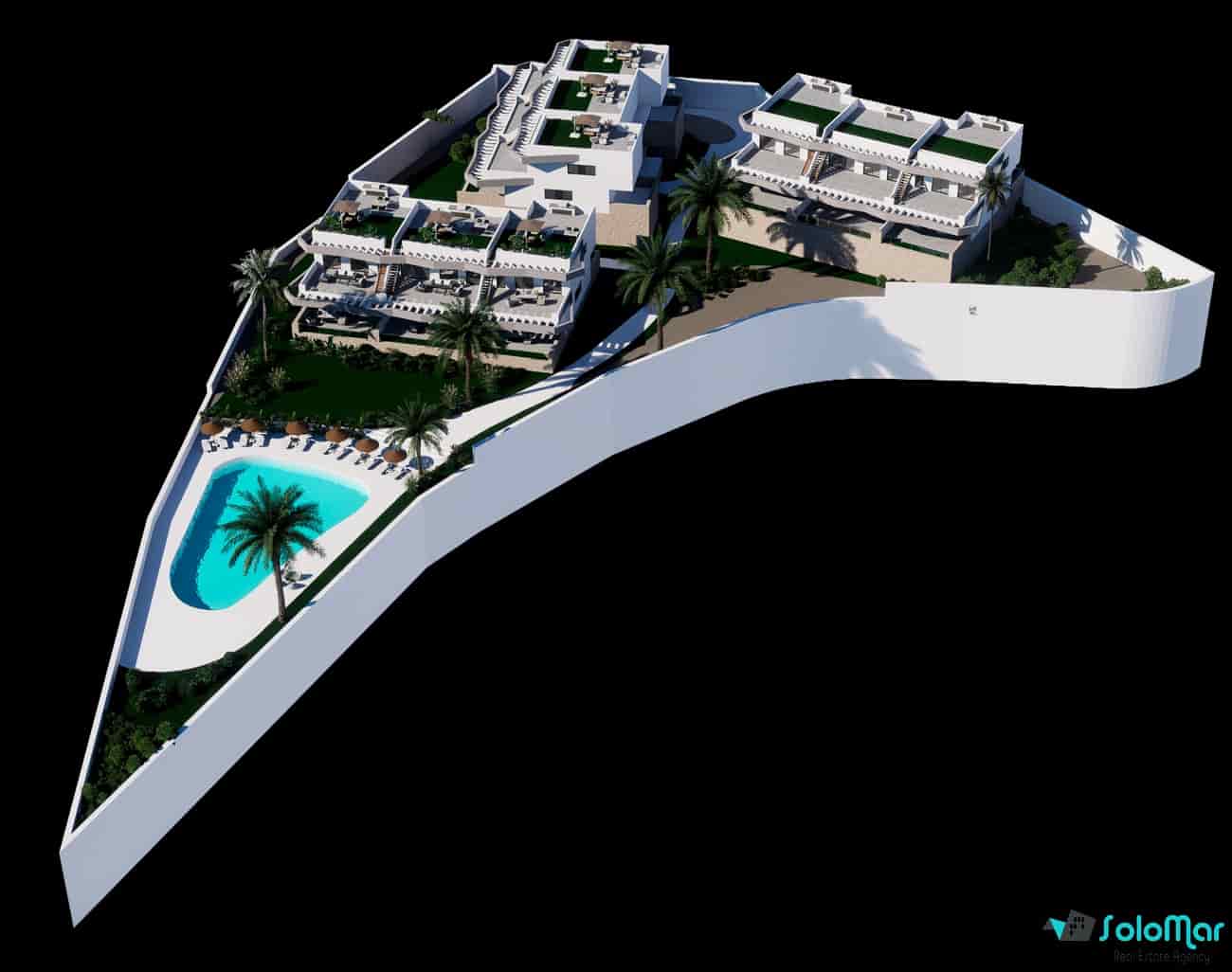 3 slaapkamer Bungalow te koop in Finestrat met zwembad - € 439.900 (Ref: 8135994)