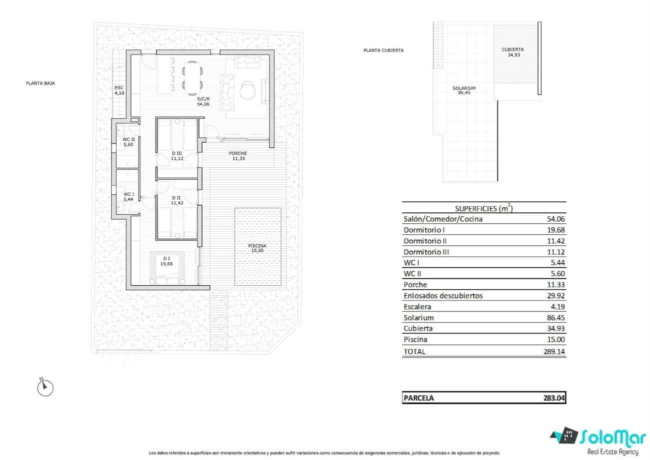 3 Zimmer Villa zu verkaufen in San Miguel de Salinas - 439.900 € (Ref: 8151142)