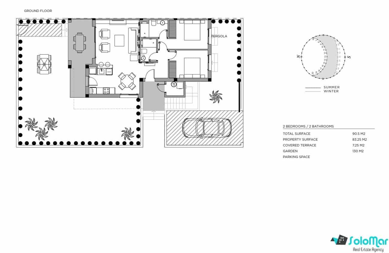 Apartamento de 2 habitaciones en Doña Pepa en venta con piscina - 308.000 € (Ref: 8166149)