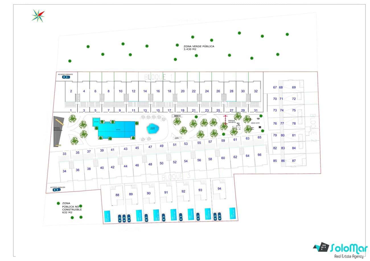 3 makuuhuone Huoneisto myytävänä paikassa Punta Prima mukana uima-altaan - 370 000 € (Ref: 8181302)
