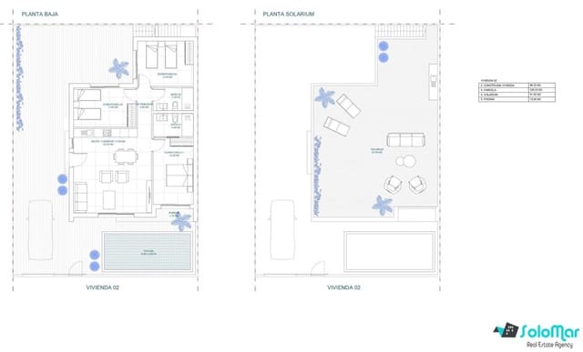3 soveværelse Villa til salg i Balsicas, Torre-Pacheco med swimmingpool - € 308.000 (Ref: 8223516)