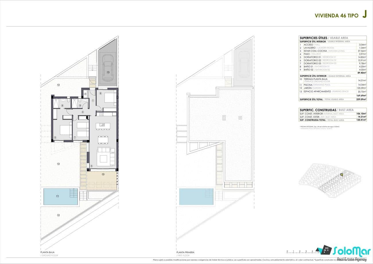 3 makuuhuone Huvila myytävänä paikassa Polop mukana uima-altaan - 528 700 € (Ref: 8231487)