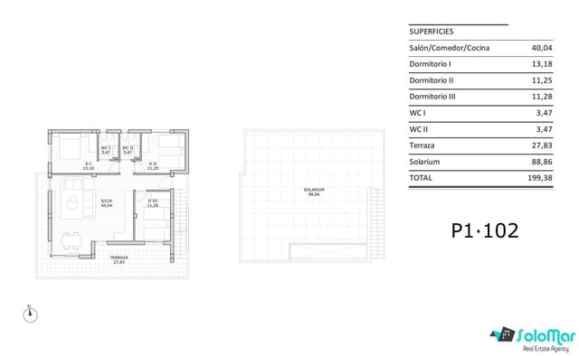 3 quarto Bungalow para venda em San Miguel de Salinas com piscina - 249 900 € (Ref: 8315590)