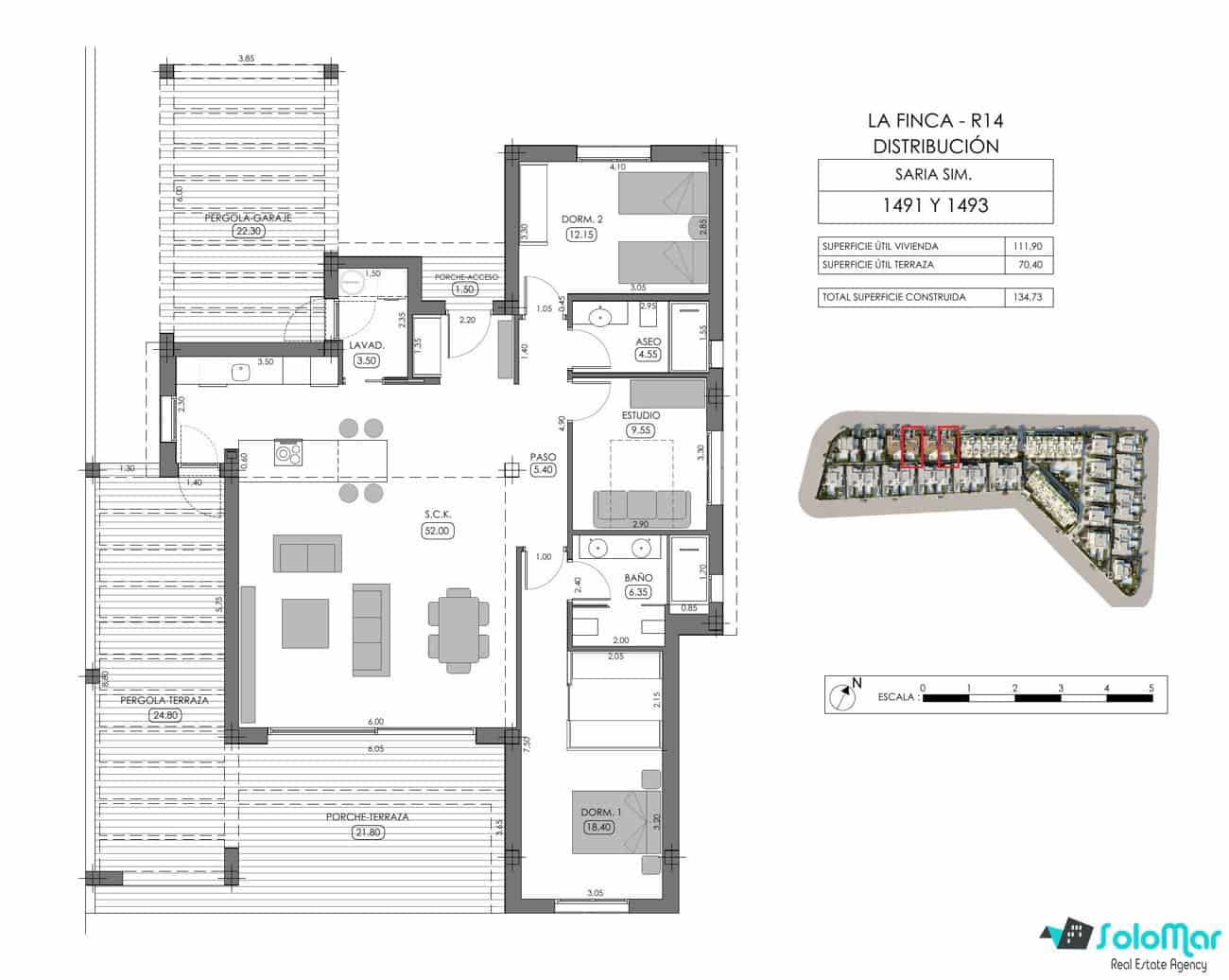 3 bedroom Villa for sale in Algorfa with pool - € 555,000 (Ref: 8323789)