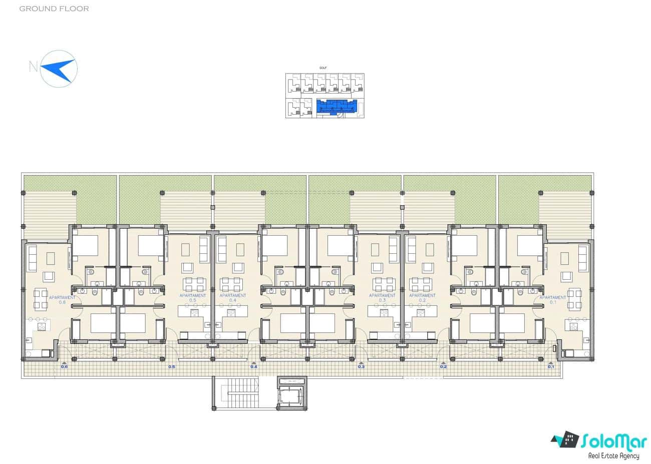 2 makuuhuone Huoneisto myytävänä paikassa Los Alcazares mukana uima-altaan - 259 000 € (Ref: 8332855)