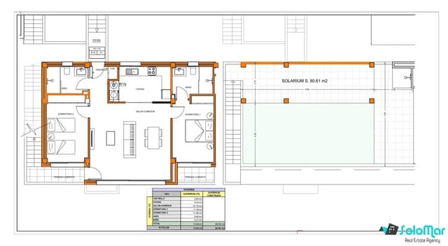 Ático de 3 habitaciones en Xeresa en venta con piscina - 310.000 € (Ref: 8378325)