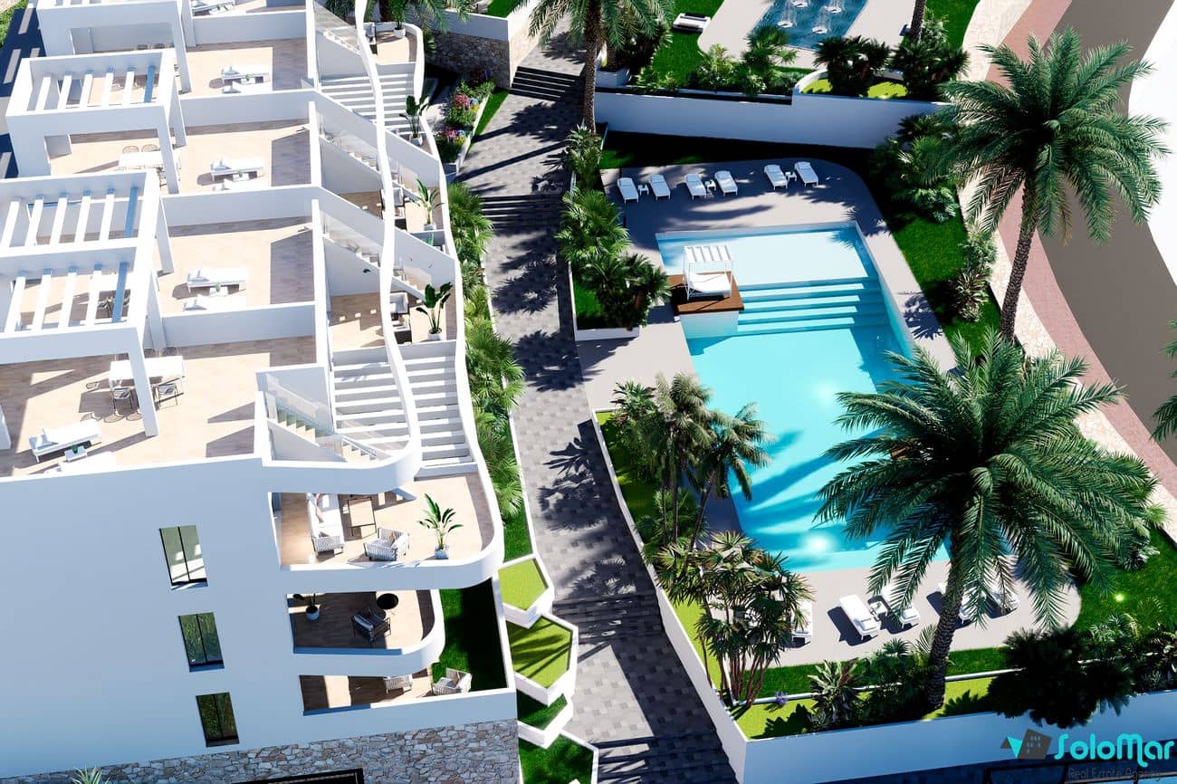 2 bedroom Apartment for sale in Finestrat with pool - € 359,900 (Ref: 8387701)