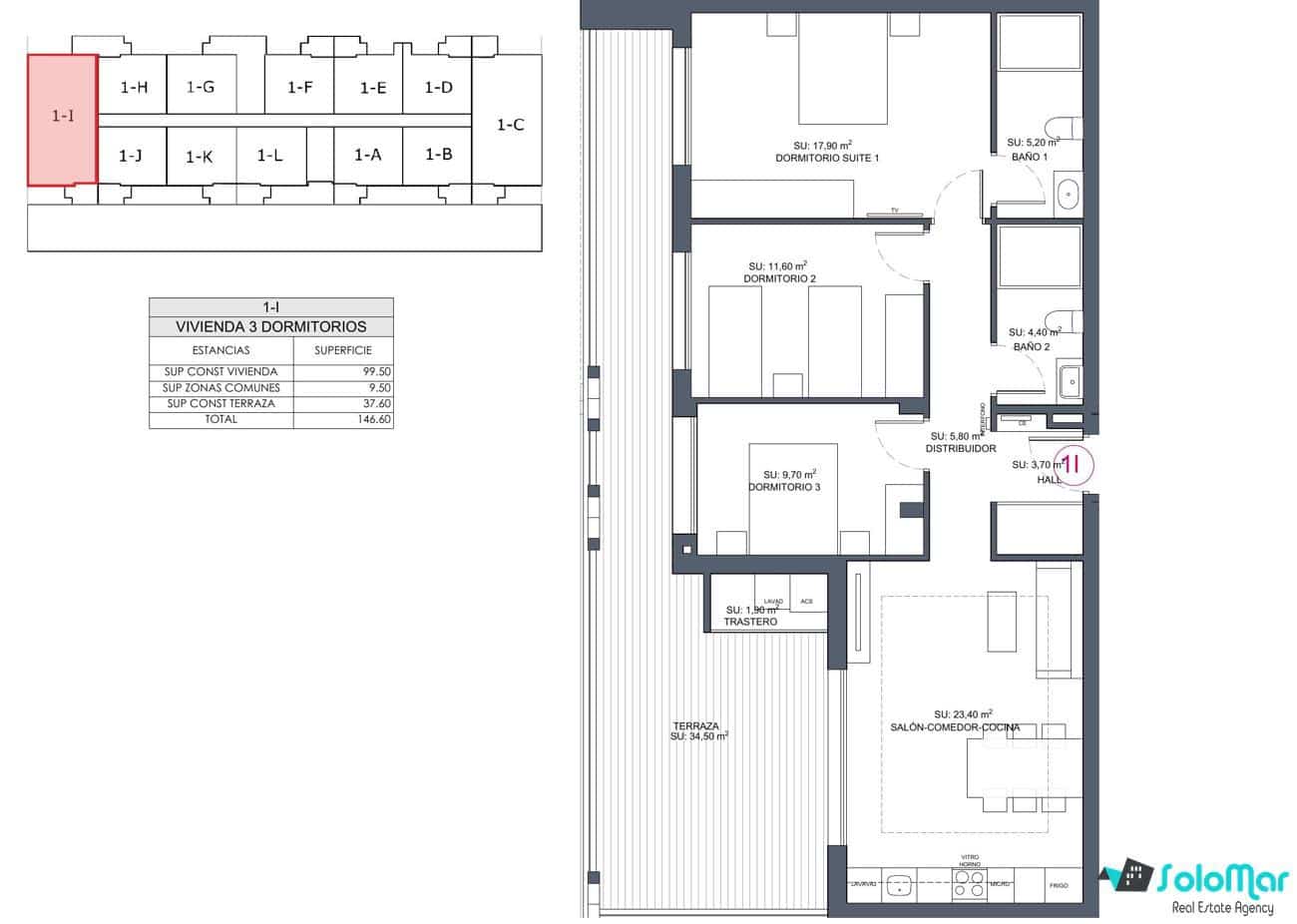 3 bedroom Apartment for sale in Benijofar - € 354,000 (Ref: 8583495)
