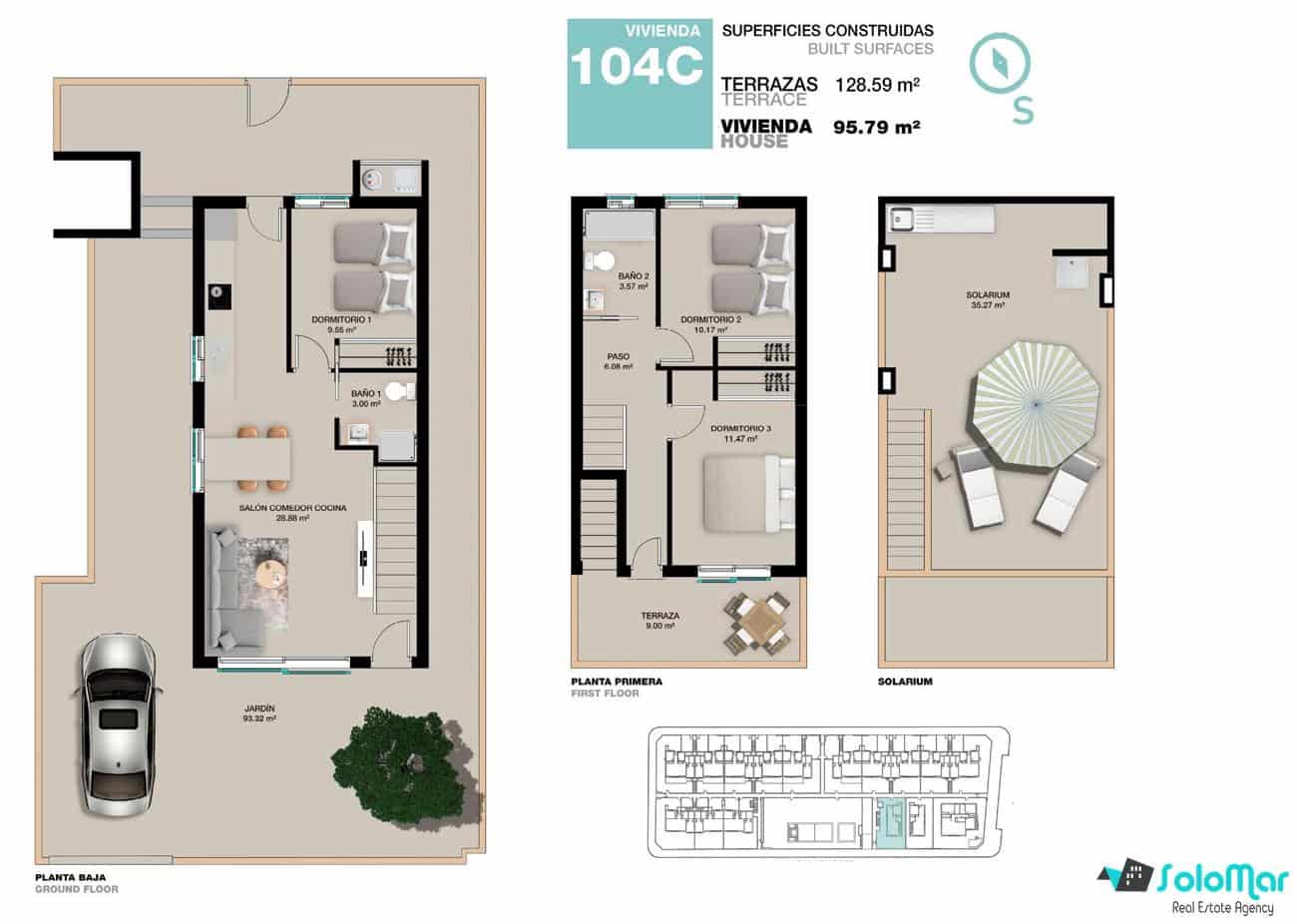 3 bedroom Apartment for sale in Torre de la Horadada with pool - € 492,000 (Ref: 8617091)